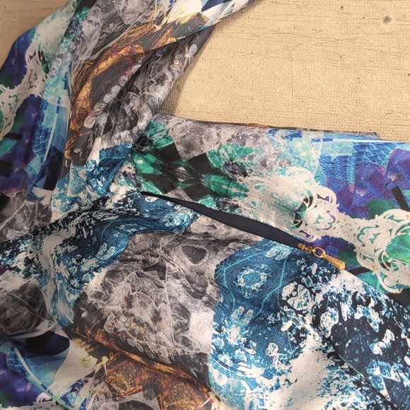 Leifsdottir Silk Jewel Printed Minidress - Picture 7 of 8